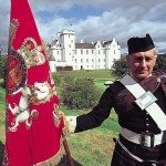 Blair Castle - Schot met vlag